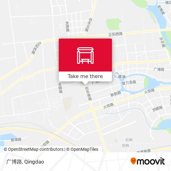 广博路 map