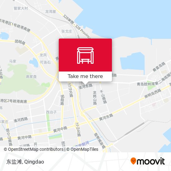 东盐滩 map