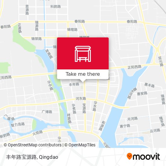 丰年路宝源路 map