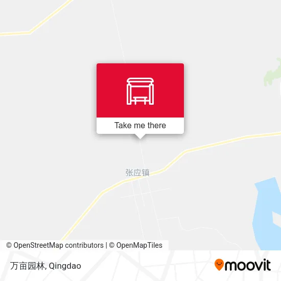 万亩园林 map