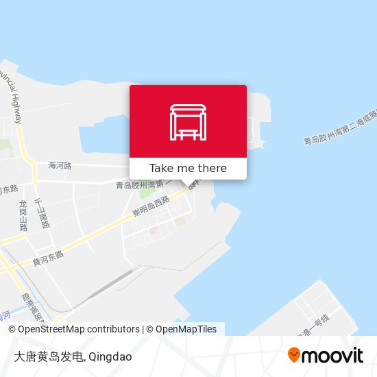 大唐黄岛发电 map