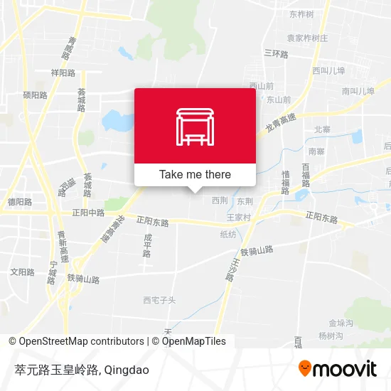 萃元路玉皇岭路 map