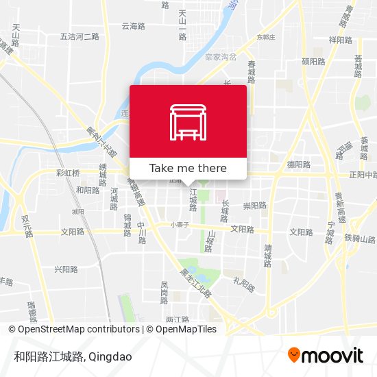 和阳路江城路 map