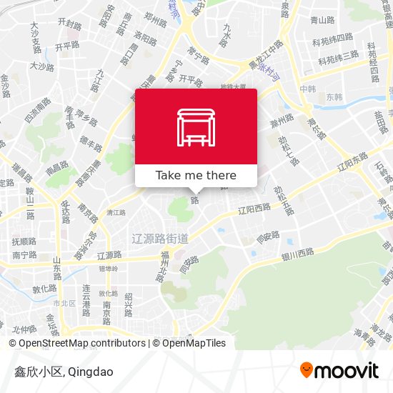 鑫欣小区 map