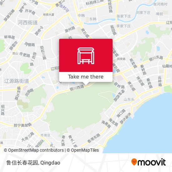 鲁信长春花园 map