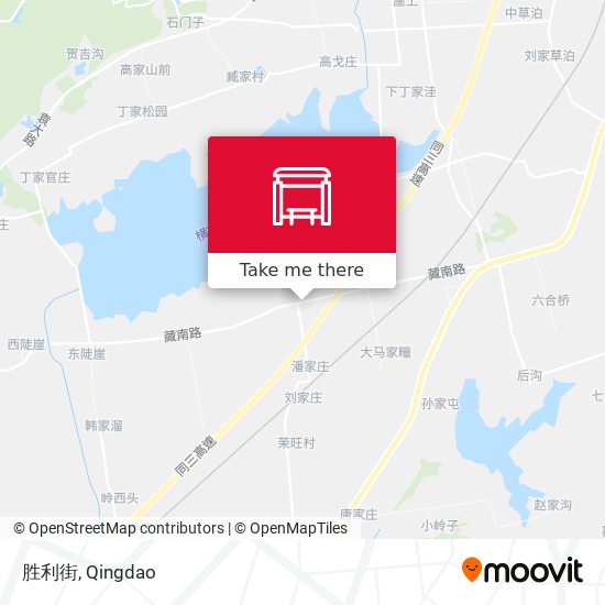胜利街 map
