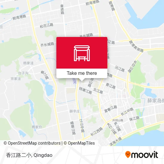 香江路二小 map