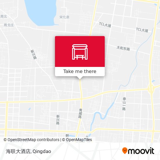 海联大酒店 map
