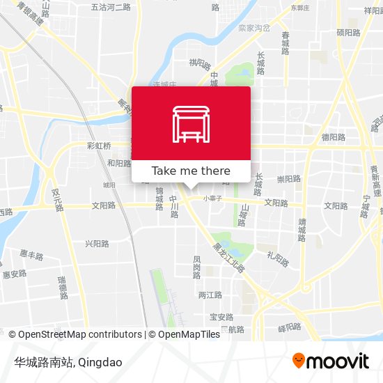 华城路南站 map