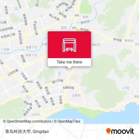 青岛科技大学 map