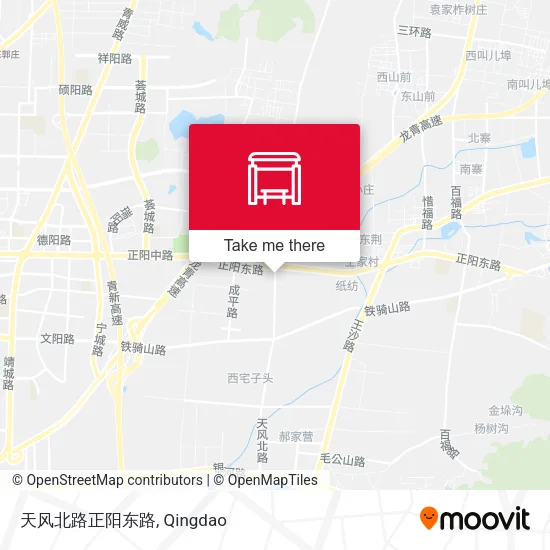 天风北路正阳东路 map