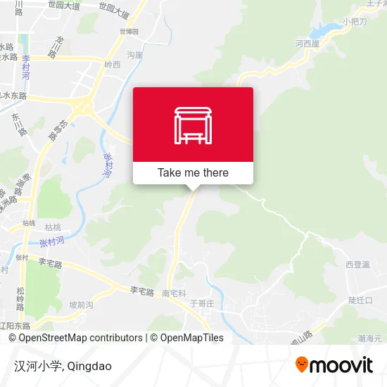 汉河小学 map