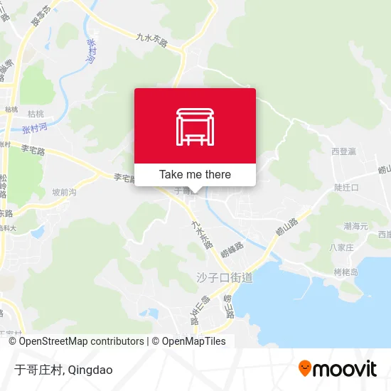 于哥庄村 map