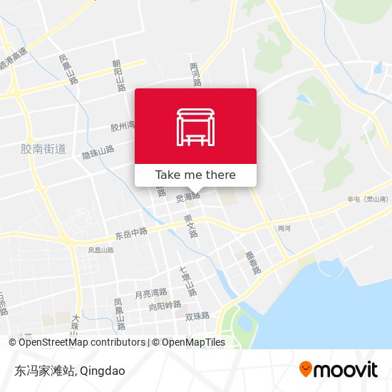 东冯家滩站 map