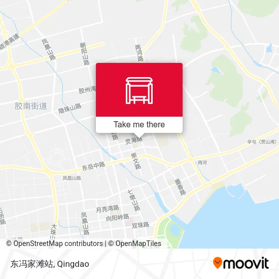 东冯家滩站 map