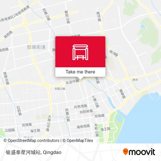 银盛泰星河城站 map