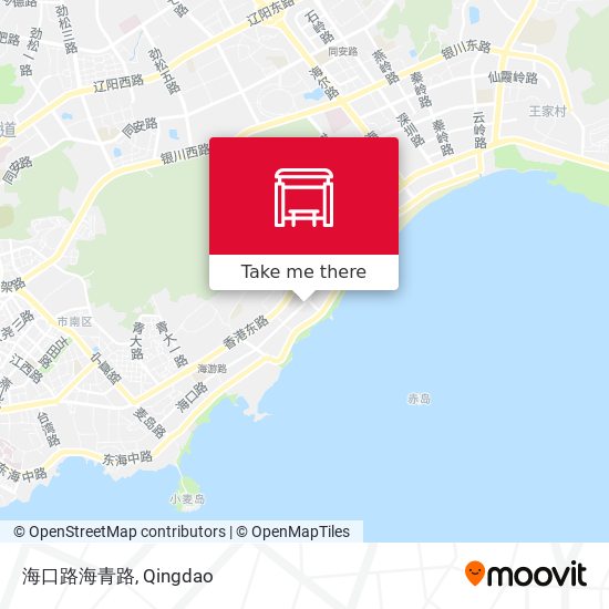 海口路海青路 map