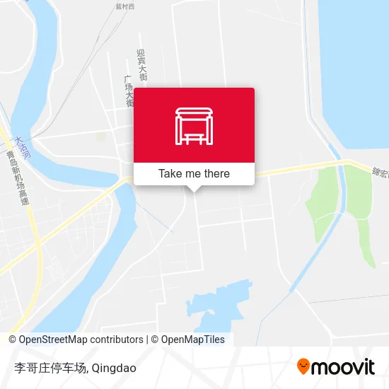 李哥庄停车场 map