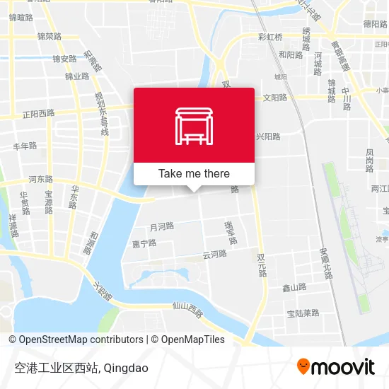 空港工业区西站 map