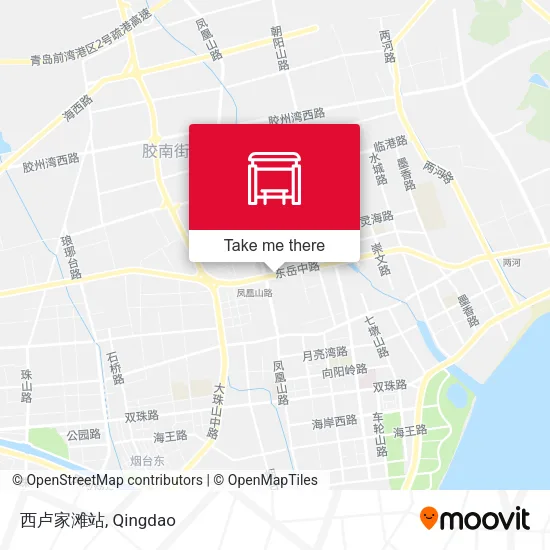 西卢家滩站 map