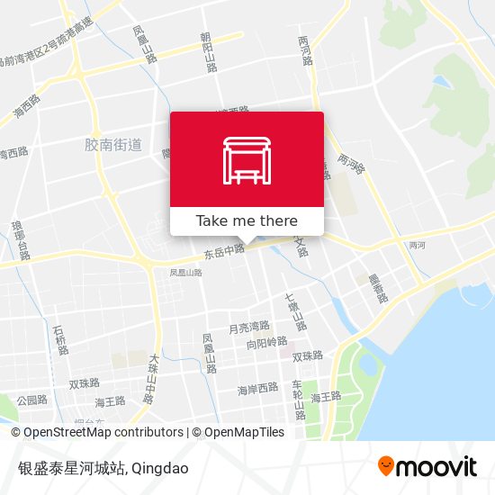 银盛泰星河城站 map