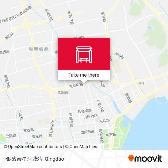 银盛泰星河城站 map