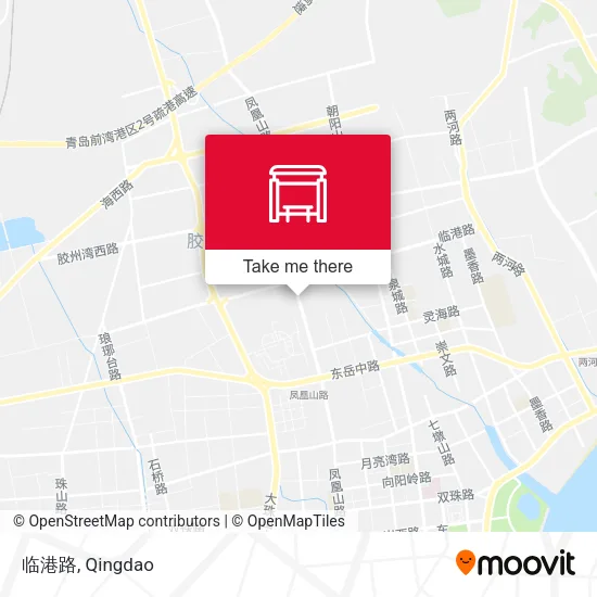临港路 map