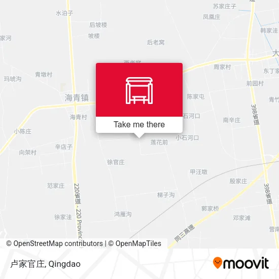 卢家官庄 map