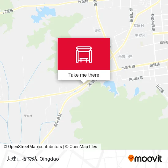 大珠山收费站 map