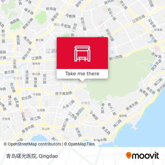 青岛曙光医院 map