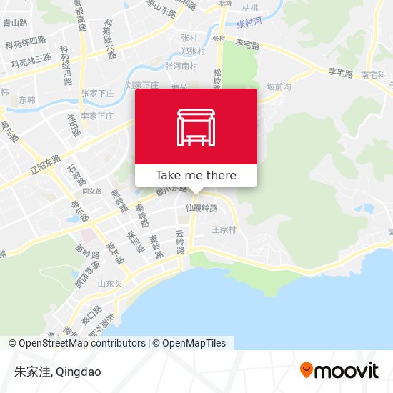 朱家洼 map