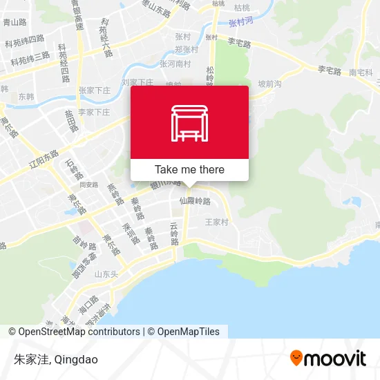 朱家洼 map