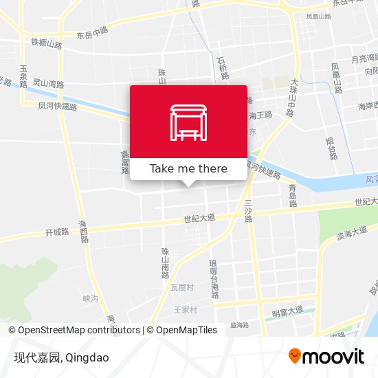 现代嘉园 map