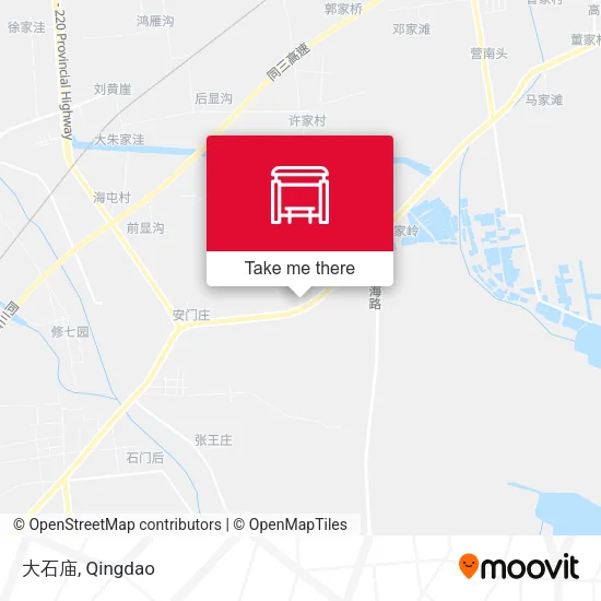 大石庙 map