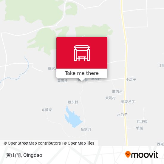 黄山前 map