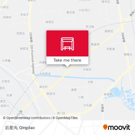 后显沟 map
