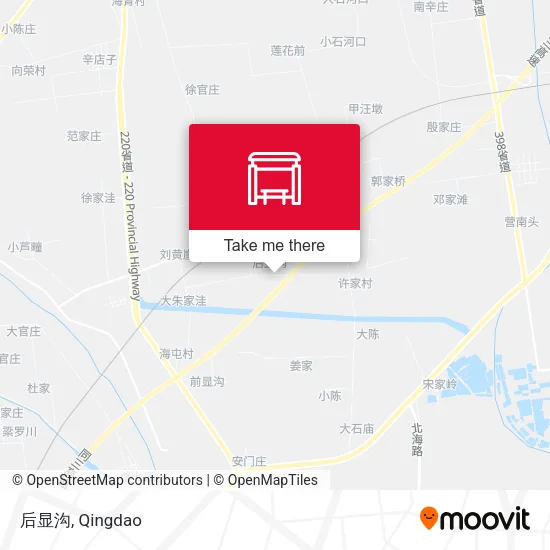后显沟 map