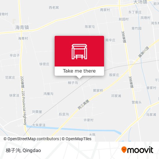 梯子沟 map