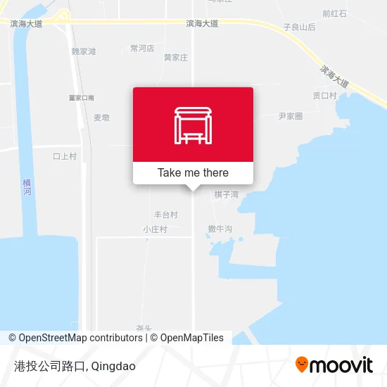 港投公司路口 map