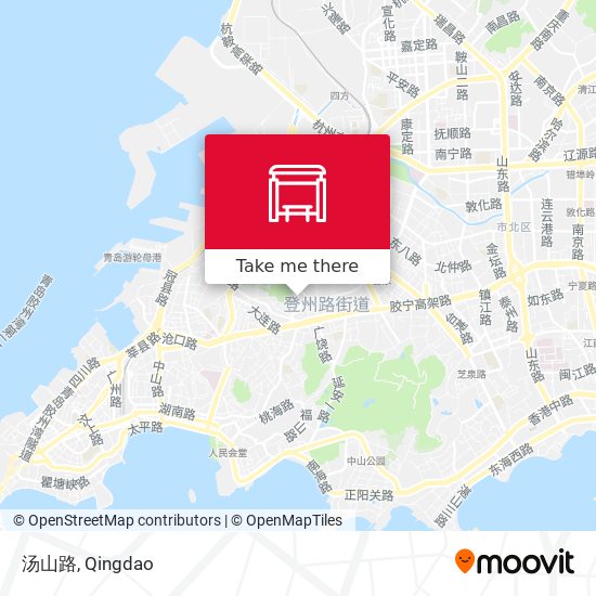 汤山路 map