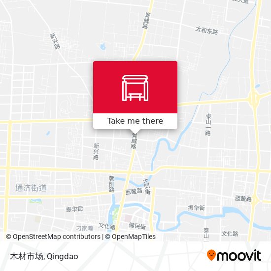 木材市场 map