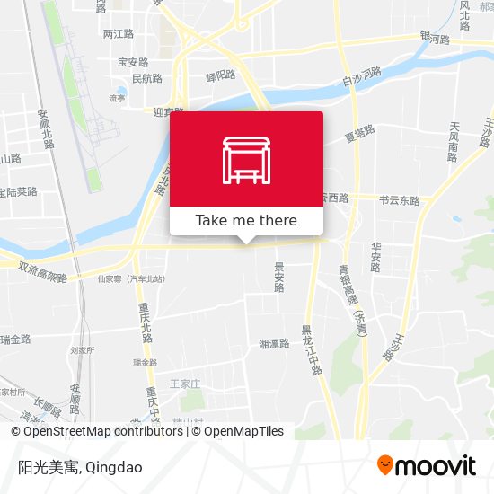 阳光美寓 map
