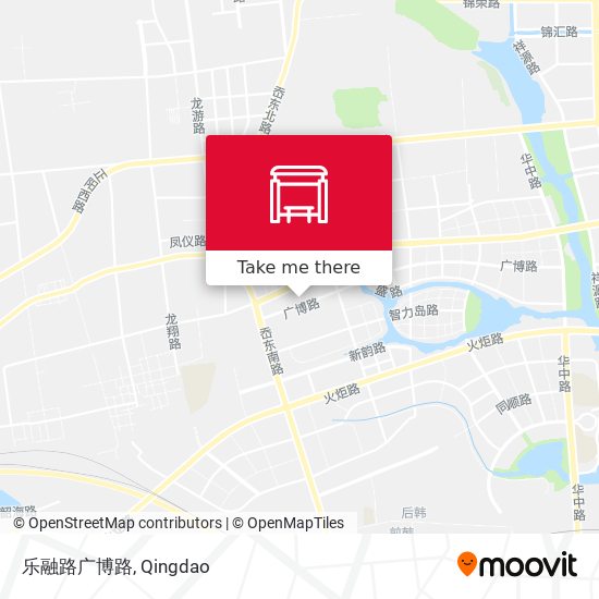 乐融路广博路 map