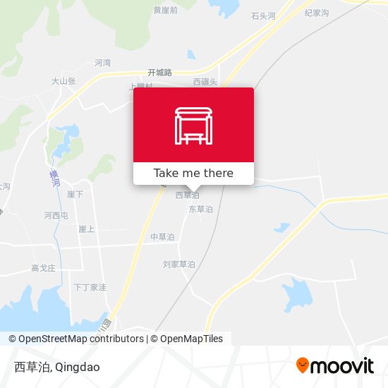 西草泊 map