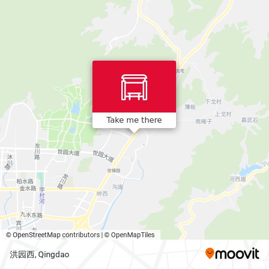 洪园西 map