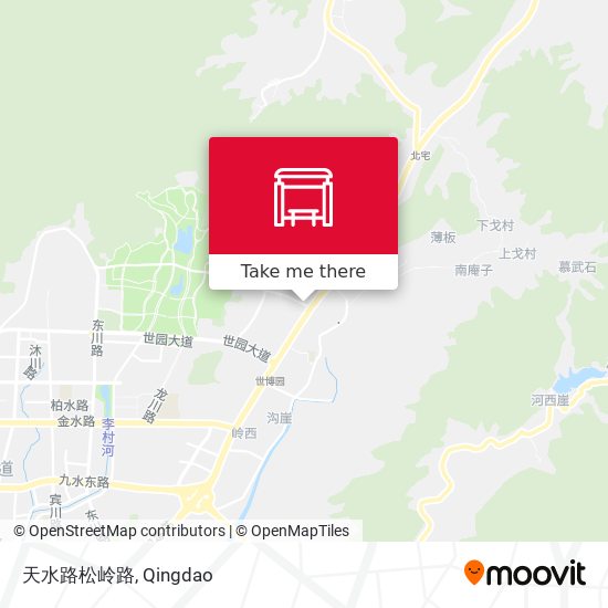 天水路松岭路 map