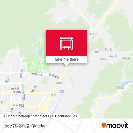 天水路松岭路 map