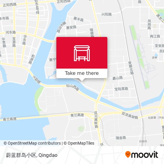 蔚蓝群岛小区 map