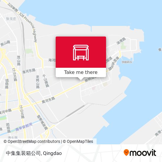 中集集装箱公司 map