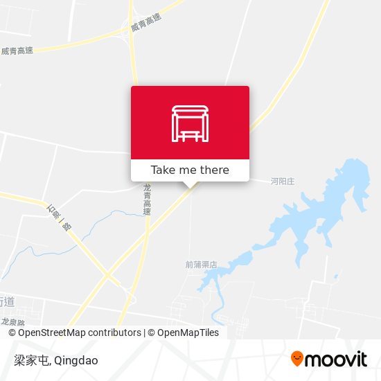 梁家屯 map